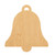Holiday Bell Wood Cutout for Crafts, Unfinished Baltic Birch Craft Shape