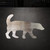 Honey Badger Steel Cutout Shape, Raw Metal Wall Art and Craft Supply
