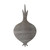 Onion 2 Steel Cutout Shape, Raw Metal Wall Art and Craft Supply