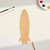 Surf Board Retro Fish Wood Cutout for Crafts, Unfinished Baltic Birch Craft Shape