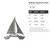 Sailboat Catamaran Style Steel Cutout Shape, Raw Metal Wall Art and Craft Supply