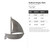Sailboat Dinghy Style Steel Cutout Shape, Raw Metal Wall Art and Craft Supply