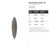 Surf Board Center Fin Steel Cutout Shape, Raw Metal Wall Art and Craft Supply
