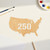 United States 250 Stencil Wood Cutout for Crafts, Unfinished Baltic Birch Craft Shape