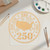 United States 250 Badge Fireworks Wood Cutout for Crafts, Unfinished Baltic Birch Craft Shape