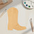 Cowboy Boot 4 Wood Cutout for Crafts, Unfinished Baltic Birch Craft Shape