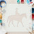 Cowboy On Horse Reusable Mylar Stencil, 10 mil Plastic Paint Stencil for Crafts and Decor