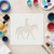 Cowboy On Horse Reusable Mylar Stencil, 10 mil Plastic Paint Stencil for Crafts and Decor