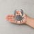 Crab 3 Steel Cutout Shape, Raw Metal Wall Art and Craft Supply