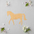 Horse 4 Wood Cutout for Crafts, Unfinished Baltic Birch Craft Shape