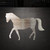 Horse 4 Steel Cutout Shape, Raw Metal Wall Art and Craft Supply
