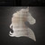 Horse Head 2 Steel Cutout Shape, Raw Metal Wall Art and Craft Supply