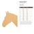 Horse Head 3 Wood Cutout for Crafts, Unfinished Baltic Birch Craft Shape