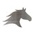 Horse Head 4 Steel Cutout Shape, Raw Metal Wall Art and Craft Supply