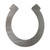 Horseshoe 3 Steel Cutout Shape, Raw Metal Wall Art and Craft Supply