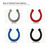 Horseshoe 3 Steel Cutout Shape, Raw Metal Wall Art and Craft Supply