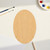 Oval 2 Wood Cutout for Crafts, Unfinished Baltic Birch Craft Shape