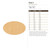 Oval 3 Wood Cutout for Crafts, Unfinished Baltic Birch Craft Shape