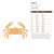 Crab 4 Wood Cutout for Crafts, Unfinished Baltic Birch Craft Shape