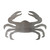 Crab 4 Steel Cutout Shape, Raw Metal Wall Art and Craft Supply