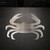 Crab 4 Steel Cutout Shape, Raw Metal Wall Art and Craft Supply