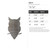Owl 5 Steel Cutout Shape, Raw Metal Wall Art and Craft Supply