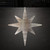 Bethlehem Star Soft Points Steel Cutout Shape, Raw Metal Wall Art and Craft Supply