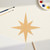 Bethlehem Star Long Ray Wood Cutout for Crafts, Unfinished Baltic Birch Craft Shape