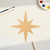 Bethlehem Star Balanced Ray Wood Cutout for Crafts, Unfinished Baltic Birch Craft Shape