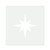 Bethlehem Star Balanced Ray Reusable Mylar Stencil, 10 mil Plastic Paint Stencil for Crafts and Decor