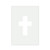 Cross Bold Simple Reusable Mylar Stencil, 10 mil Plastic Paint Stencil for Crafts and Decor