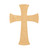 Cross Flared Ends Wood Cutout for Crafts, Unfinished Baltic Birch Craft Shape