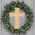 Cross Flared Ends Wood Cutout for Crafts, Unfinished Baltic Birch Craft Shape