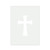 Cross Flared Ends Reusable Mylar Stencil, 10 mil Plastic Paint Stencil for Crafts and Decor