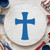Cross Flared Ends Reusable Mylar Stencil, 10 mil Plastic Paint Stencil for Crafts and Decor