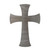 Cross Flared Ends Steel Cutout Shape, Raw Metal Wall Art and Craft Supply