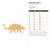 Ankylosaurus 2 Wood Cutout for Crafts, Unfinished Baltic Birch Craft Shape