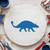Ankylosaurus 2 Reusable Mylar Stencil, 10 mil Plastic Paint Stencil for Crafts and Decor