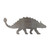 Ankylosaurus 2 Steel Cutout Shape, Raw Metal Wall Art and Craft Supply