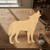 Howling Wolf 2 Wood Cutout for Crafts, Unfinished Baltic Birch Craft Shape