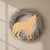 Howling Wolf 2 Wood Cutout for Crafts, Unfinished Baltic Birch Craft Shape