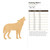 Howling Wolf 2 Wood Cutout for Crafts, Unfinished Baltic Birch Craft Shape
