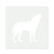 Howling Wolf 2 Reusable Mylar Stencil, 10 mil Plastic Paint Stencil for Crafts and Decor