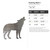 Howling Wolf 2 Steel Cutout Shape, Raw Metal Wall Art and Craft Supply