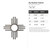 Zia Symbol Classic Steel Cutout Shape, Raw Metal Wall Art and Craft Supply