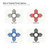 Zia Symbol Classic Steel Cutout Shape, Raw Metal Wall Art and Craft Supply