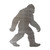 Bigfoot Walking Steel Cutout Shape, Raw Metal Wall Art and Craft Supply