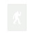 Bigfoot Victory Reusable Mylar Stencil, 10 mil Plastic Paint Stencil for Crafts and Decor