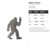 Bigfoot Victory Steel Cutout Shape, Raw Metal Wall Art and Craft Supply