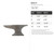Anvil 2 Steel Cutout Shape, Raw Metal Wall Art and Craft Supply